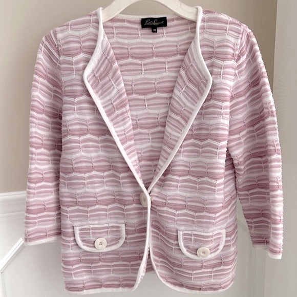 Luisa Spagnoli size M Cotton Sweater Blazer - Picture 2 of 16
